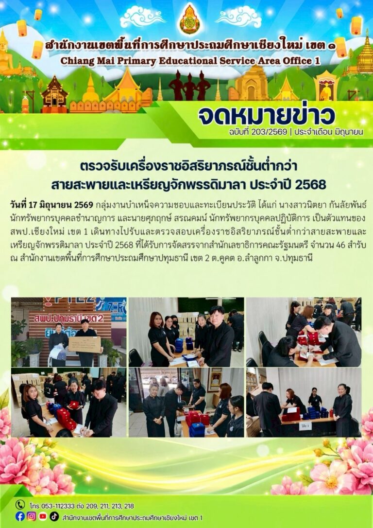 LINE_ALBUM_จดหมายข่าว สพป.เชียงใหม่ เขต 1 ปี 2569_260707_6