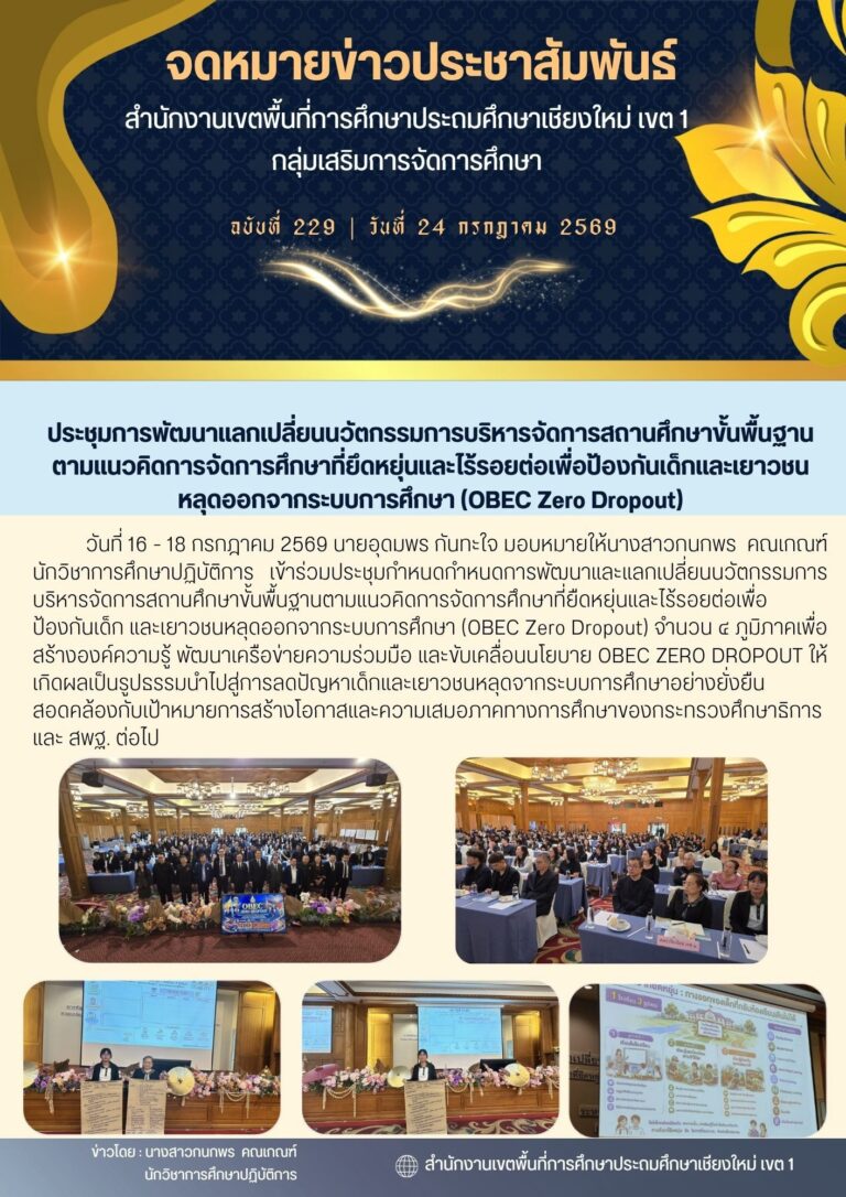LINE_ALBUM_จดหมายข่าว สพป.เชียงใหม่ เขต 1 ปี 2569_260803_4