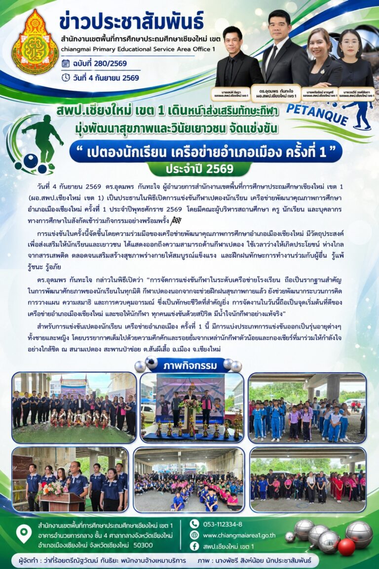 LINE_ALBUM_จดหมายข่าว สพป.เชียงใหม่ เขต 1 ปี 2569_260909_4