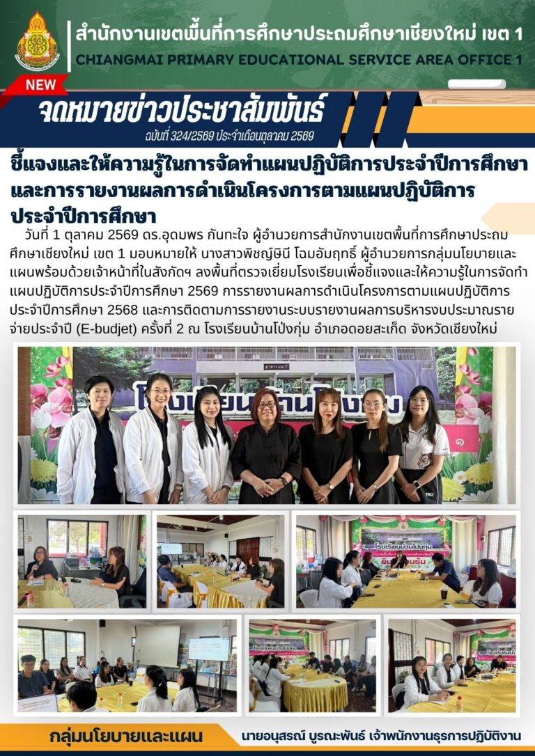 LINE_ALBUM_จดหมายข่าว สพป.เชียงใหม่ เขต 1 ปี 2569_261012_5
